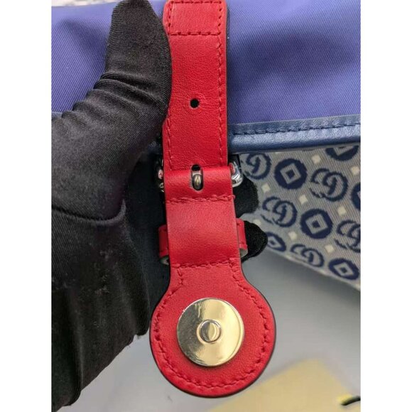 Gucci GG DOT Jetsons Collaboration Kids’ Jacquard Logo-patch Messenger Bag Blue - Picture 14 of 16